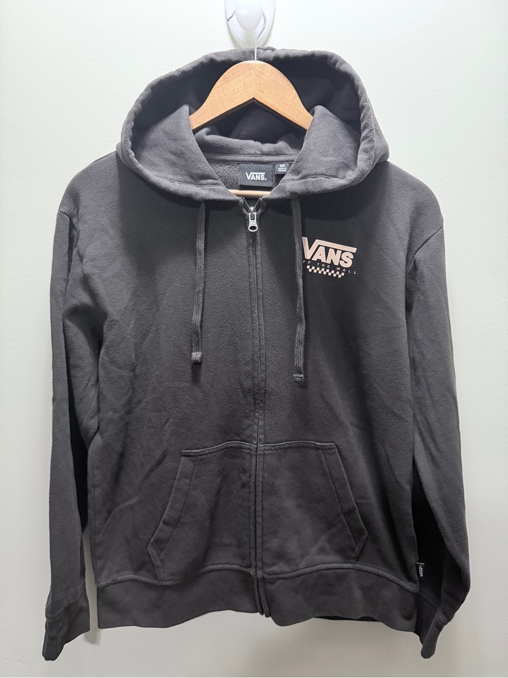 Vans Charcoal Black Hoodie Size XS